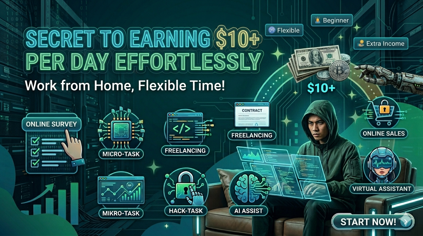 SYSTEM UNLOCKED: The Secret Way to Earn $10+ Per Day from the Digital World